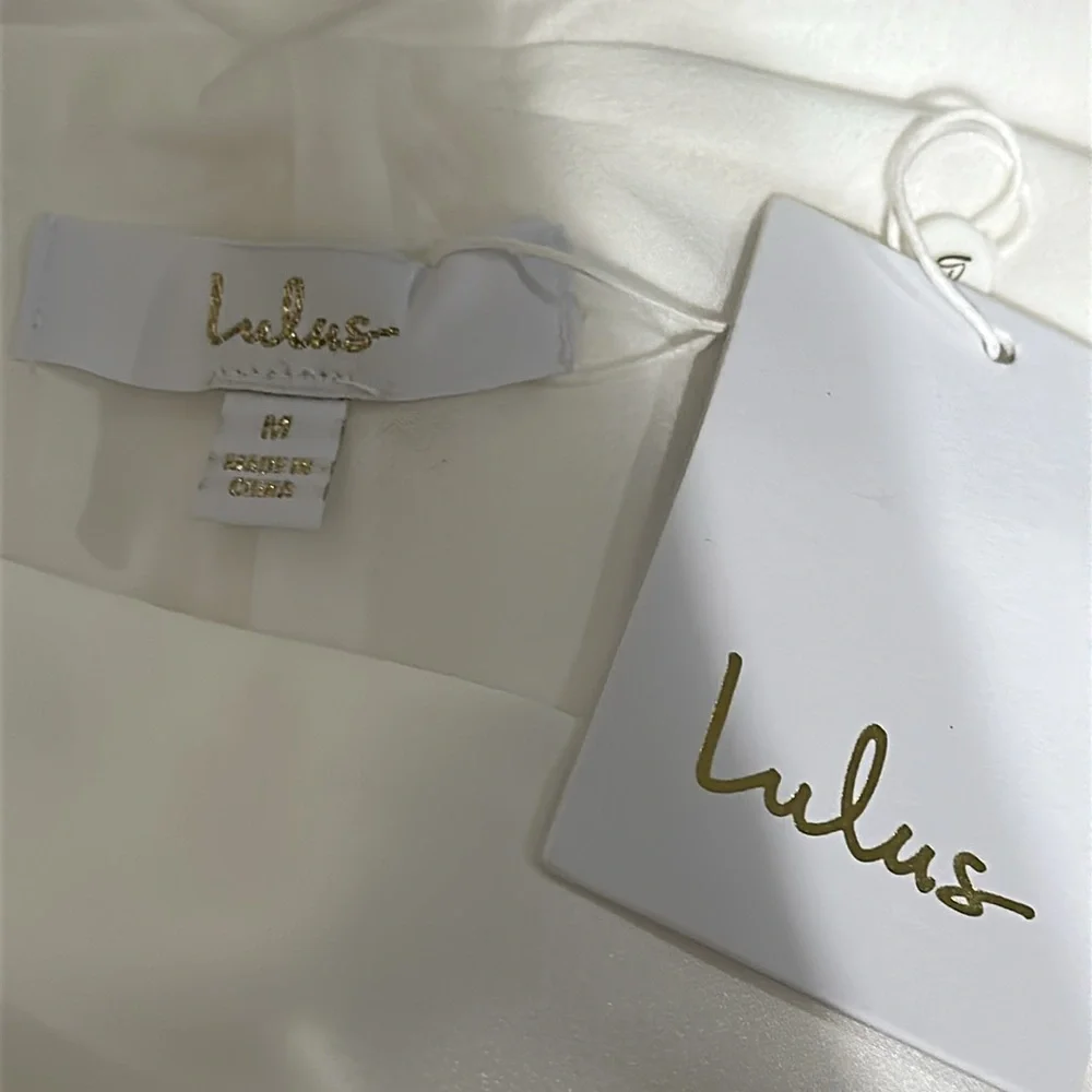 Lulus Gorgeous Vow White Satin Mock Neck Cowl Mermaid Maxi Dress - Picture 12 of 12